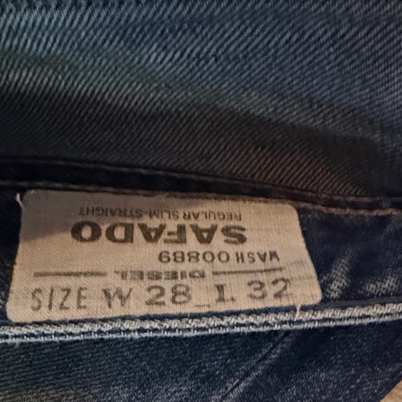 Diesel Men's Straight Dark Blue Jeans - Picture 4 of 5